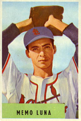 1954 Bowman Memo Luna #222 Baseball Card
