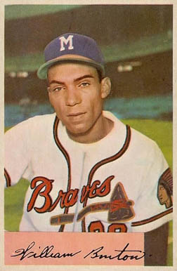 1954 Bowman Billy Bruton #224 Baseball Card