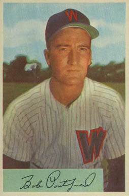 1954 Bowman Bob Porterfield #24 Baseball Card
