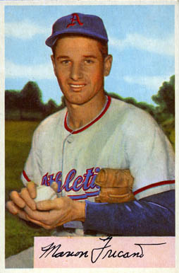 1954 Bowman Marion Fricano #3 Baseball Card