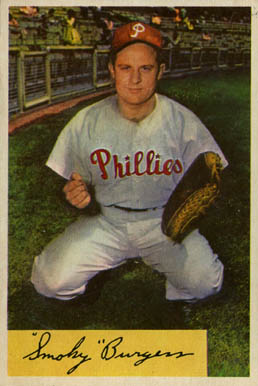 1954 Bowman Smoky Burgess #31 Baseball Card