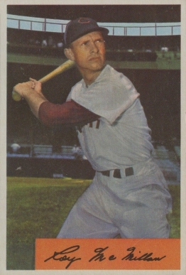 1954 Bowman Roy McMillan #12b Baseball Card