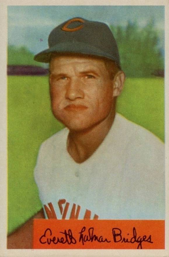 1954 Bowman Rocky Bridges #156b Baseball Card