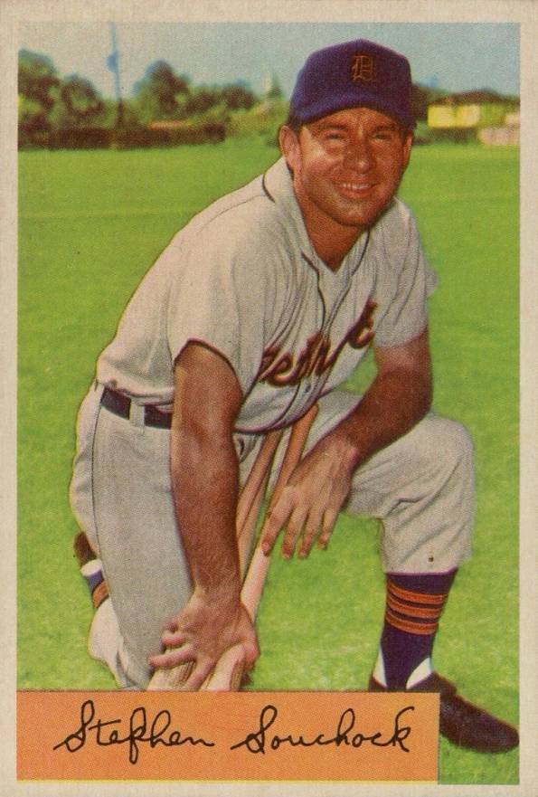 1954 Bowman Stephen Souchock #103b Baseball Card