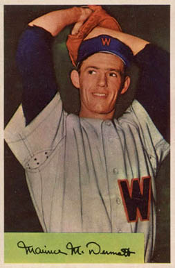 1954 Bowman Maurice McDermott #56 Baseball Card