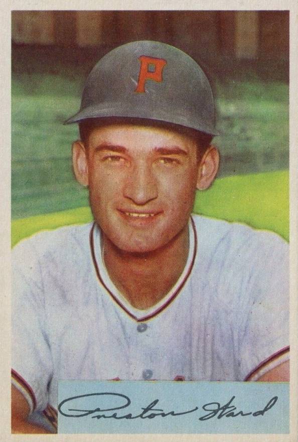 1954 Bowman Preston Ward #139b Baseball Card