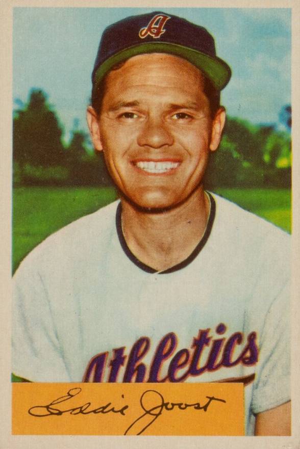 1954 Bowman Eddie Joost #35b Baseball Card