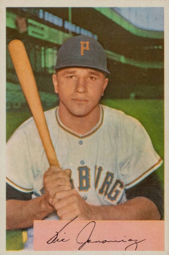 1954 Bowman Vic Janowicz #203 Baseball Card