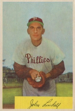 1954 Bowman John Lindell #159 Baseball Card