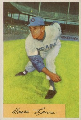 1954 Bowman Omar Lown #157 Baseball Card