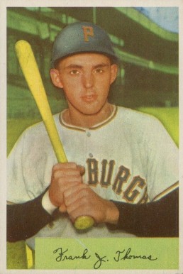 1954 Bowman Frank Thomas #155 Baseball Card