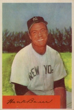 1954 Bowman Hank Bauer #129 Baseball Card