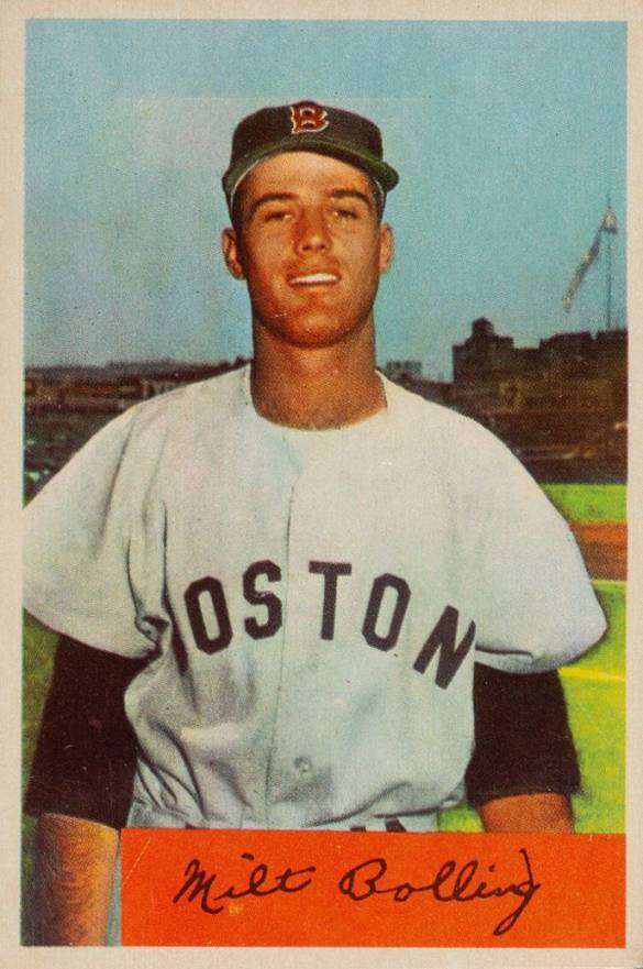1954 Bowman Milt Bolling #130 Baseball Card