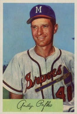 1954 Bowman Andy Pafko #112 Baseball Card