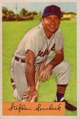 1954 Bowman Stephen Souchock #103a Baseball Card