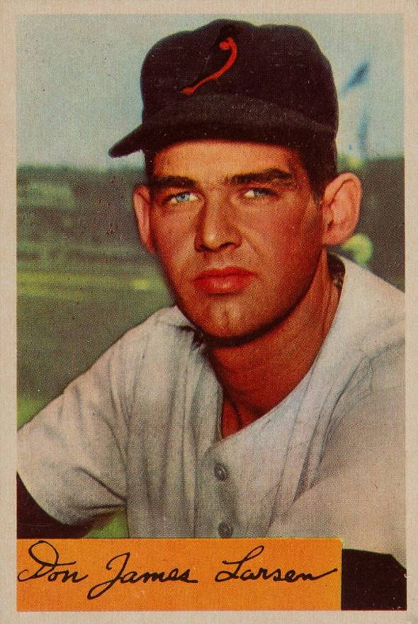1954 Bowman Don Larsen #101 Baseball Card