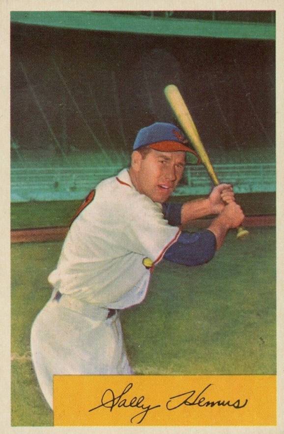 1954 Bowman Solly Hemus #94a Baseball Card