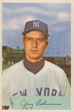 1954 Bowman Jerry Coleman #81a Baseball Card
