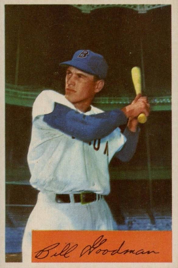 1954 Bowman Billy Goodman #82a Baseball Card