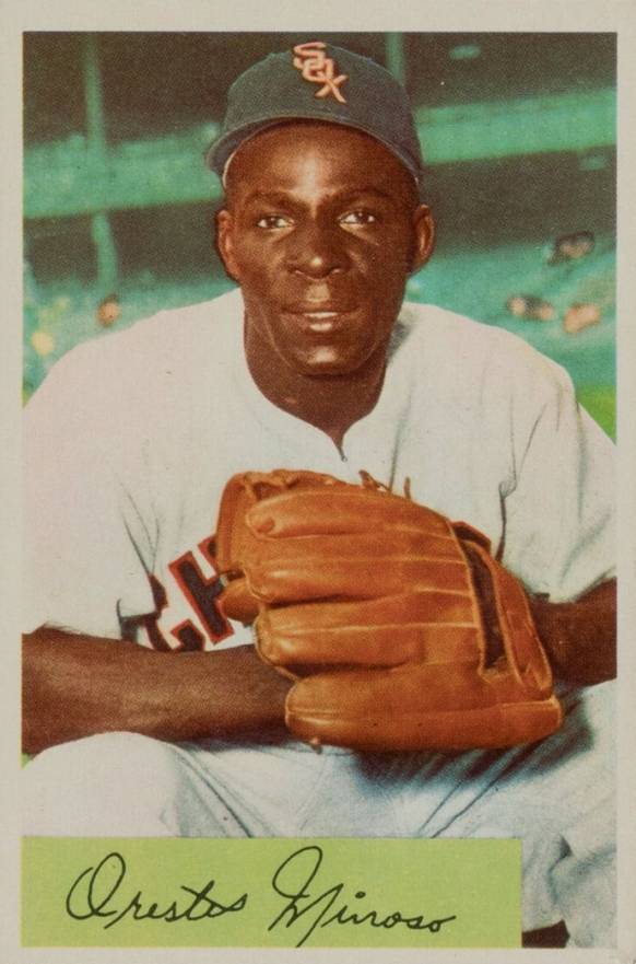1954 Bowman Orestes Minoso #38b Baseball Card