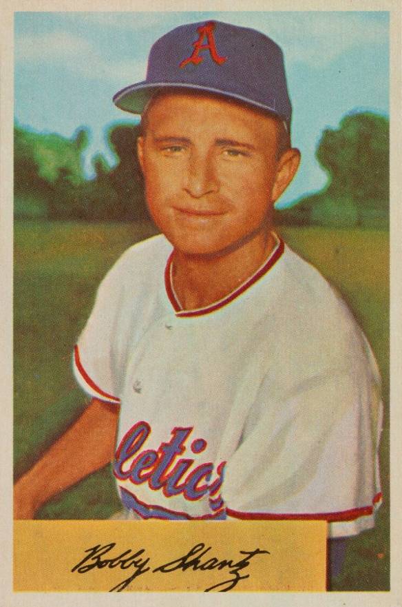 1954 Bowman Bobby Shantz #19 Baseball Card