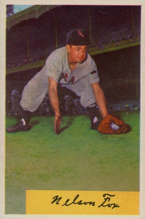 1954 Bowman Nellie Fox #6 Baseball Card