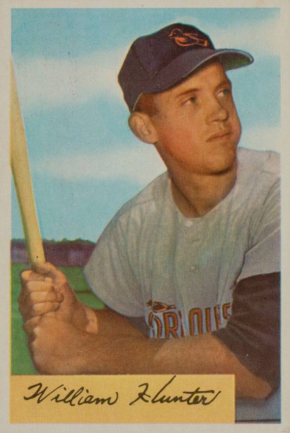 1954 Bowman Billy Hunter #5 Baseball Card