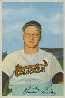 1954 Bowman Clinton Courtney #69 Baseball Card