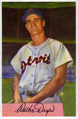 1954 Bowman Walter Dropo #7 Baseball Card