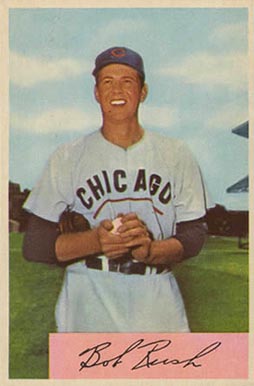 1954 Bowman Bob Rush #77 Baseball Card