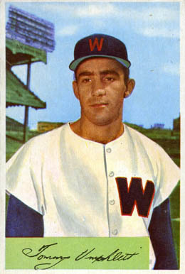 1954 Bowman Tommy Umphlett #88 Baseball Card