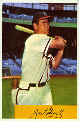 1954 Bowman Joe Adcock #96 Baseball Card