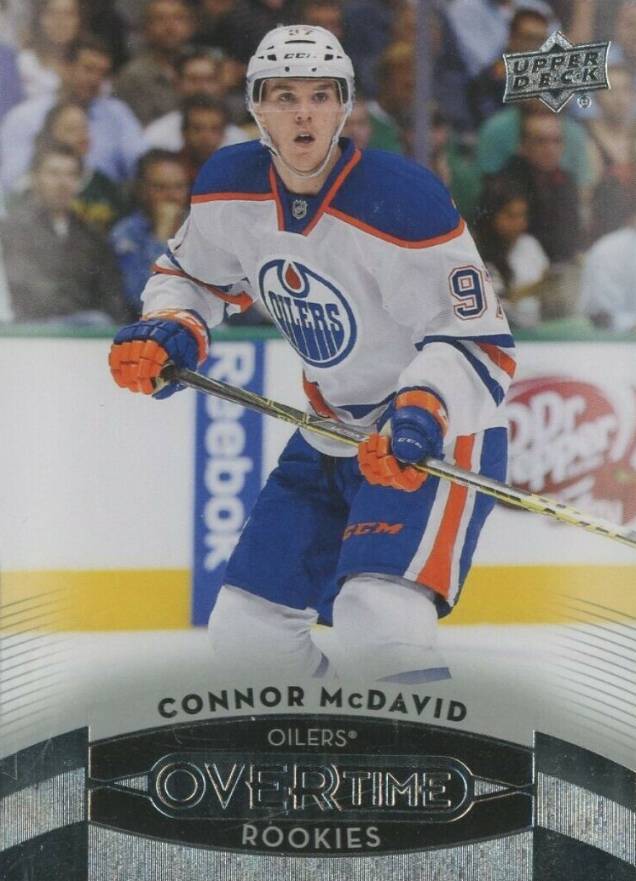 2015 Upper Deck Overtime Connor McDavid #180 Hockey Card