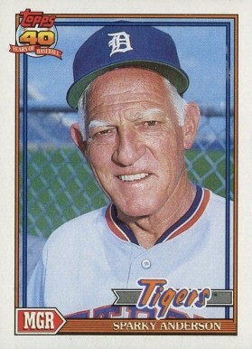 1991 Topps Sparky Anderson #519 Baseball Card