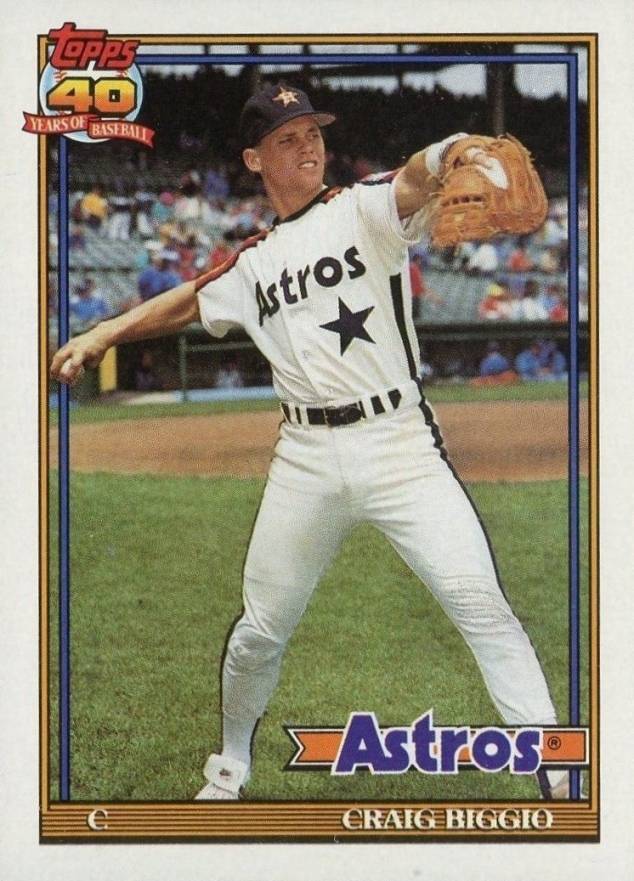 1991 Topps Craig Biggio #565 Baseball Card