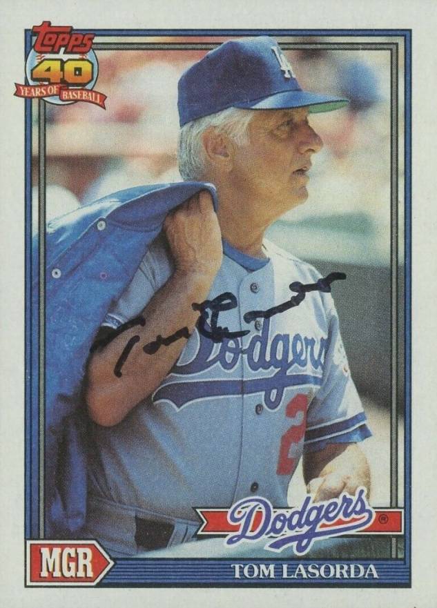 1991 Topps Tom Lasorda #789 Baseball Card