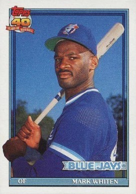 1991 Topps Mark Whiten #588 Baseball Card