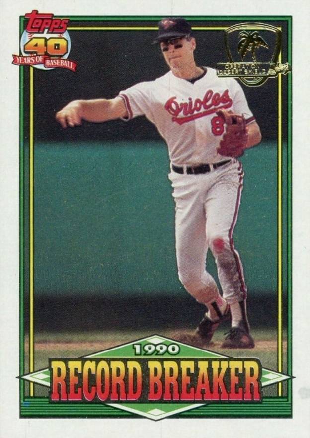 1991 Topps Desert Shield Cal Ripken Jr. #5 Baseball Card