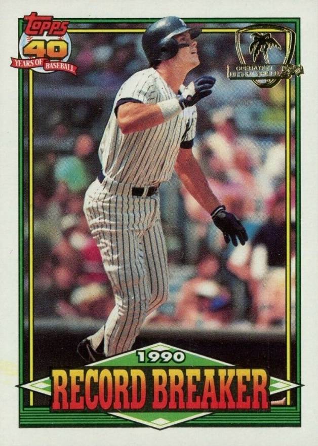 1991 Topps Desert Shield Kevin Maas #4 Baseball Card