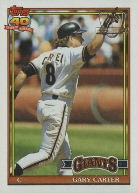1991 Topps Desert Shield Gary Carter #310 Baseball Card