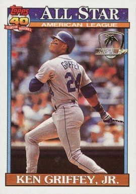 1991 Topps Desert Shield Ken Griffey Jr. #392 Baseball Card