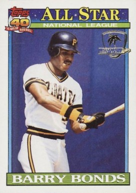 1991 Topps Desert Shield Barry Bonds #401 Baseball Card