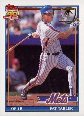 1991 Topps Desert Shield Pat Tabler #433 Baseball Card