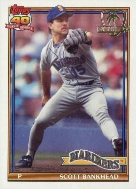 1991 Topps Desert Shield Scott Bankhead #436 Baseball Card