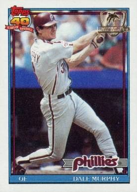 1991 Topps Desert Shield Dale Murphy #545 Baseball Card