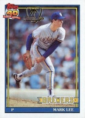1991 Topps Desert Shield Mark Lee #721 Baseball Card