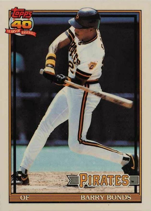 1991 Topps Tiffany Barry Bonds #570 Baseball Card