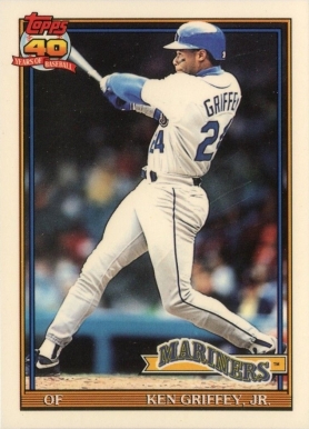 1991 Topps Tiffany Ken Griffey Jr. #790 Baseball Card