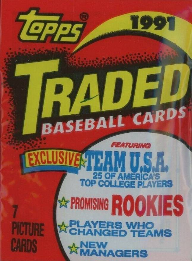 1991 Topps Traded Cello Pack #CP Baseball Card