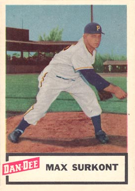 1954 Dan-Dee Potato Chips Max Surkont #26 Baseball Card